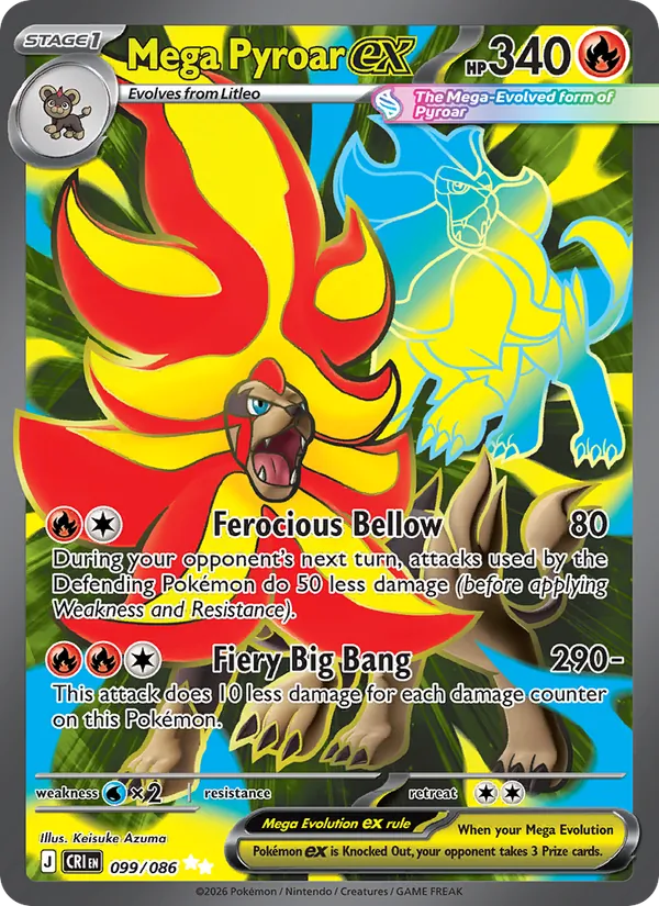 Mega Pyroar ex (CRI 099)