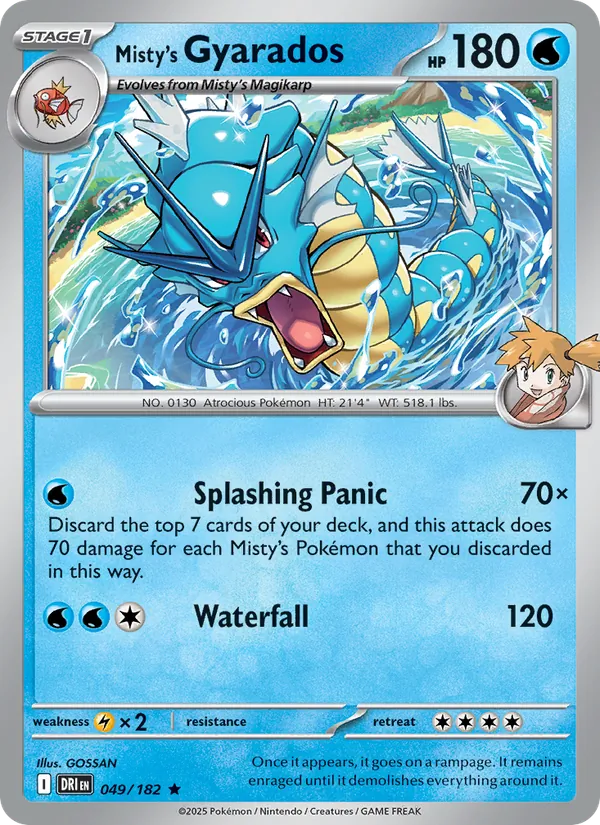Misty's Gyarados (DRI 049)